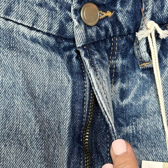 Good American Good Classic Jeans Distressed High Rise Indigo065 Women 6/28 NWT - Picture 6 of 11